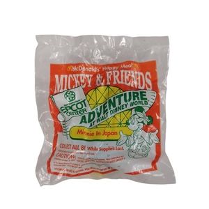 McDonalds Happy Meal Toy NEW Disney Epcot Center -Minnie In Japan-1993